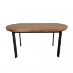 OVALE ΤΡΑΠΕΖΙ SONOMA 160x80x75cm c557579