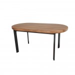 OVALE ΤΡΑΠΕΖΙ SONOMA 160x80x75cm c557579