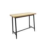 MERLO ΤΡΑΠΕΖΙ BAR SONOMA 100x45x90cm c557583