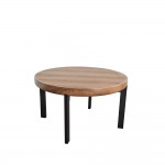 BOBBA COFFEE TABLE SONOMA ΜΑΥΡΟ 80x80x45cm c557584