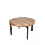 BOBBA COFFEE TABLE SONOMA ΜΑΥΡΟ 80x80x45cm c557584