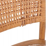 ΚΑΡΕΚΛΑ ΤΡΑΠΕΖΑΡΙΑΣ LIBERTY HM8752 11 TOON ΞΥΛΟ-ΨΑΘΑ RATTAN---Β ΔΙΑΛΟΓΗΣ 49x54x89Υεκ c558001