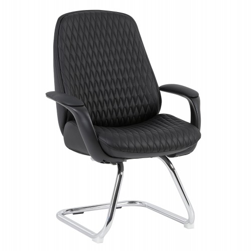 ΚΑΡΕΚΛΑ ΕΠΙΣΚΕΠΤΗ VELUM-s HM1235 01 ΜΑΥΡO PU--ΒΑΣΗ ΧΡΩΜΙΟΥ 71x60x100Υεκ c558598