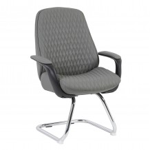 ΚΑΡΕΚΛΑ ΕΠΙΣΚΕΠΤΗ VELUM-s HM1235 10 ΓΚΡΙ PU--ΒΑΣΗ ΧΡΩΜΙΟΥ 71x60x100Υεκ c558599