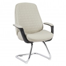 ΚΑΡΕΚΛΑ ΕΠΙΣΚΕΠΤΗ VELUM-s HM1235 02 ΜΠΕΖ PU--ΒΑΣΗ ΧΡΩΜΙΟΥ 71x60x100Υεκ c558600