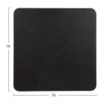 ΕΠΙΦΑΝΕΙΑ ΤΡΑΠΕΖΙΟΥ SINTERED STONE ΤΕΤΡΑΓΩΝΗ HM6654 01 ΠΛΑΙΣΙΟ ALU ΜΑΥΡΟ 70x70εκ c559176