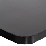 ΕΠΙΦΑΝΕΙΑ ΤΡΑΠΕΖΙΟΥ SINTERED STONE ΤΕΤΡΑΓΩΝΗ HM6654 01 ΠΛΑΙΣΙΟ ALU ΜΑΥΡΟ 70x70εκ c559176