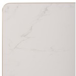 ΕΠΙΦΑΝΕΙΑ ΤΡΑΠΕΖΙΟΥ SINTERED STONE ΤΕΤΡΑΓΩΝΗ HM6654 12 ΠΛΑΙΣΙΟ ALU ΧΡΥΣΟ 70x70εκ c559177