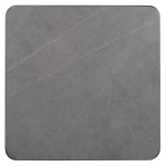 ΕΠΙΦΑΝΕΙΑ ΤΡΑΠΕΖΙΟΥ SINTERED STONE ΤΕΤΡΑΓΩΝΗ HM6654 05 ΠΛΑΙΣΙΟ ALU ΓΚΡΙ 70x70εκ c559179