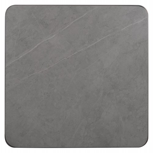 ΕΠΙΦΑΝΕΙΑ ΤΡΑΠΕΖΙΟΥ SINTERED STONE ΤΕΤΡΑΓΩΝΗ HM6654 05 ΠΛΑΙΣΙΟ ALU ΓΚΡΙ 70x70εκ c559179