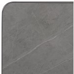 ΕΠΙΦΑΝΕΙΑ ΤΡΑΠΕΖΙΟΥ SINTERED STONE ΤΕΤΡΑΓΩΝΗ HM6654 05 ΠΛΑΙΣΙΟ ALU ΓΚΡΙ 70x70εκ c559179