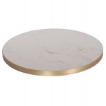 ΕΠΙΦΑΝΕΙΑ ΤΡΑΠΕΖΙΟΥ SINTERED STONE HM6652 12 ΜΕ ΠΛΑΙΣΙΟ ALU ΧΡΥΣΟ Φ60εκ c559183