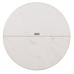 ΕΠΙΦΑΝΕΙΑ ΤΡΑΠΕΖΙΟΥ SINTERED STONE HM6652 12 ΜΕ ΠΛΑΙΣΙΟ ALU ΧΡΥΣΟ Φ60εκ c559183