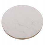 ΕΠΙΦΑΝΕΙΑ ΤΡΑΠΕΖΙΟΥ SINTERED STONE HM6652 12 ΜΕ ΠΛΑΙΣΙΟ ALU ΧΡΥΣΟ Φ60εκ c559183