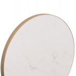 ΕΠΙΦΑΝΕΙΑ ΤΡΑΠΕΖΙΟΥ SINTERED STONE HM6652 12 ΜΕ ΠΛΑΙΣΙΟ ALU ΧΡΥΣΟ Φ60εκ c559183