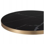 ΕΠΙΦΑΝΕΙΑ ΤΡΑΠΕΖΙΟΥ SINTERED STONE HM6652 13 ΜΕ ΠΛΑΙΣΙΟ ALU ΧΡΥΣΟ Φ60εκ c559185