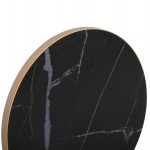 ΕΠΙΦΑΝΕΙΑ ΤΡΑΠΕΖΙΟΥ SINTERED STONE HM6652 13 ΜΕ ΠΛΑΙΣΙΟ ALU ΧΡΥΣΟ Φ60εκ c559185