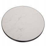 ΕΠΙΦΑΝΕΙΑ ΤΡΑΠΕΖΙΟΥ SINTERED STONE HM6652 02 ΜΕ ΠΛΑΙΣΙΟ ALU ΜΑΥΡΟ Φ60εκ c559186