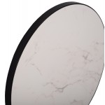 ΕΠΙΦΑΝΕΙΑ ΤΡΑΠΕΖΙΟΥ SINTERED STONE HM6652 02 ΜΕ ΠΛΑΙΣΙΟ ALU ΜΑΥΡΟ Φ60εκ c559186