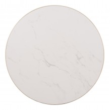 ΕΠΙΦΑΝΕΙΑ ΤΡΑΠΕΖΙΟΥ SINTERED STONE HM6653 12 ΜΕ ΠΛΑΙΣΙΟ ALU ΧΡΥΣΟ Φ70εκ c559188