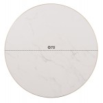 ΕΠΙΦΑΝΕΙΑ ΤΡΑΠΕΖΙΟΥ SINTERED STONE HM6653 12 ΜΕ ΠΛΑΙΣΙΟ ALU ΧΡΥΣΟ Φ70εκ c559188