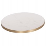 ΕΠΙΦΑΝΕΙΑ ΤΡΑΠΕΖΙΟΥ SINTERED STONE HM6653 12 ΜΕ ΠΛΑΙΣΙΟ ALU ΧΡΥΣΟ Φ70εκ c559188