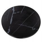 ΕΠΙΦΑΝΕΙΑ ΤΡΑΠΕΖΙΟΥ SINTERED STONE HM6653 03 ΜΕ ΠΛΑΙΣΙΟ ALU ΜΑΥΡΟ Φ70εκ c559189