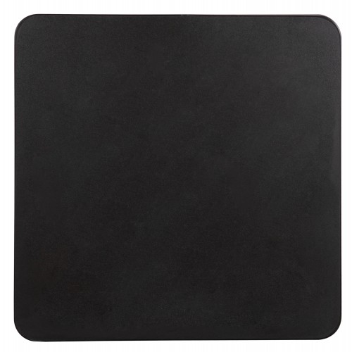 ΕΠΙΦΑΝΕΙΑ ΤΡΑΠΕΖΙΟΥ SINTERED STONE ΤΕΤΡΑΓΩΝΗ HM6655 01 ΠΛΑΙΣΙΟ ALU ΜΑΥΡΟ 80x80εκ c559190