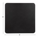ΕΠΙΦΑΝΕΙΑ ΤΡΑΠΕΖΙΟΥ SINTERED STONE ΤΕΤΡΑΓΩΝΗ HM6655 01 ΠΛΑΙΣΙΟ ALU ΜΑΥΡΟ 80x80εκ c559190