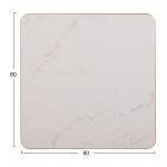 ΕΠΙΦΑΝΕΙΑ ΤΡΑΠΕΖΙΟΥ SINTERED STONE ΤΕΤΡΑΓΩΝΗ HM6655 12 ΠΛΑΙΣΙΟ ALU ΧΡΥΣΟ 80x80εκ c559191