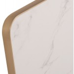 ΕΠΙΦΑΝΕΙΑ ΤΡΑΠΕΖΙΟΥ SINTERED STONE ΤΕΤΡΑΓΩΝΗ HM6655 12 ΠΛΑΙΣΙΟ ALU ΧΡΥΣΟ 80x80εκ c559191