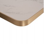 ΕΠΙΦΑΝΕΙΑ ΤΡΑΠΕΖΙΟΥ SINTERED STONE ΟΡΘΟΓΩΝΙΑ HM6656 12 ΠΛΑΙΣΙΟ ALU ΧΡΥΣΟ 120x80εκ c559342