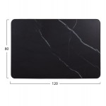 ΕΠΙΦΑΝΕΙΑ ΤΡΑΠΕΖΙΟΥ SINTERED STONE ΟΡΘΟΓΩΝΙΑ HM6656 03 ΠΛΑΙΣΙΟ ALU ΜΑΥΡΟ 120x80εκ c559343
