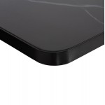 ΕΠΙΦΑΝΕΙΑ ΤΡΑΠΕΖΙΟΥ SINTERED STONE ΟΡΘΟΓΩΝΙΑ HM6656 03 ΠΛΑΙΣΙΟ ALU ΜΑΥΡΟ 120x80εκ c559343