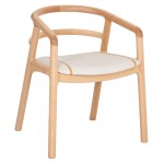 ΠΟΛΥΘΡΟΝΑ ΤΡΑΠΕΖΑΡΙΑΣ EFFY HM18393 01 ΦΡΑΞΙΝΟΣ ΣΕ OAK-ΚΑΘΙΣΜΑ ΕΚΡΟΥ PU 60x58x71Υεκ c559344