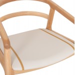ΠΟΛΥΘΡΟΝΑ ΤΡΑΠΕΖΑΡΙΑΣ EFFY HM18393 01 ΦΡΑΞΙΝΟΣ ΣΕ OAK-ΚΑΘΙΣΜΑ ΕΚΡΟΥ PU 60x58x71Υεκ c559344