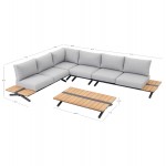 ΣΕΤ ΣΑΛΟΝΙ ΕΞ ΧΩΡΟΥ 5ΤΜΧ MEILANI HM6190 ΑΛΟΥΜΙΝΙΟ-ΞΥΛΟ ΕΥΚΑΛΥΠΤΟΥ-ΣΧΟΙΝΙ c559480
