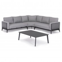 ΣΕΤ ΣΑΛΟΝΙ ΕΞ ΧΩΡΟΥ 4ΤΜΧ ORION CORNER HM6191 01 ΣΚΟΥΡΟ ΓΚΡΙ ΑΛΟΥΜΙΝΙΟ OLEFIN c559481