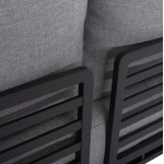 ΣΕΤ ΣΑΛΟΝΙ ΕΞ ΧΩΡΟΥ 4ΤΜΧ ORION CORNER HM6191 01 ΣΚΟΥΡΟ ΓΚΡΙ ΑΛΟΥΜΙΝΙΟ OLEFIN c559481