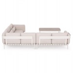 ΣΕΤ ΣΑΛΟΝΙ ΕΞ ΧΩΡΟΥ 4ΤΜΧ PEGASUS HM6199 02 ΚΡΕΜ ΑΛΟΥΜ -ΜΠΕΖ ΣΧΟΙΝΙ ΥΦΑΣΜΑ OLEFIN c559483