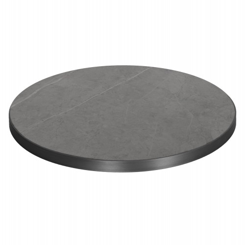 ΕΠΙΦΑΝΕΙΑ ΤΡΑΠΕΖΙΟΥ SINTERED STONE HM6652 05 ΜΕ ΠΛΑΙΣΙΟ ALU ΓΚΡΙ Φ60εκ c559490
