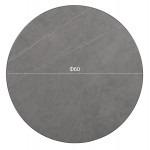 ΕΠΙΦΑΝΕΙΑ ΤΡΑΠΕΖΙΟΥ SINTERED STONE HM6652 05 ΜΕ ΠΛΑΙΣΙΟ ALU ΓΚΡΙ Φ60εκ c559490