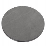 ΕΠΙΦΑΝΕΙΑ ΤΡΑΠΕΖΙΟΥ SINTERED STONE HM6653 05 ΜΕ ΠΛΑΙΣΙΟ ALU ΓΚΡΙ Φ70εκ c559491