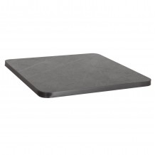 ΕΠΙΦΑΝΕΙΑ ΤΡΑΠΕΖΙΟΥ SINTERED STONE ΤΕΤΡΑΓΩΝΗ HM6655 05 ΠΛΑΙΣΙΟ ALU ΓΚΡΙ 80x80εκ c559492
