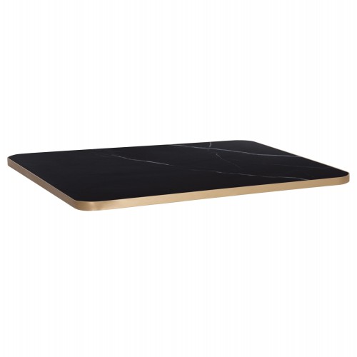 ΕΠΙΦΑΝΕΙΑ ΤΡΑΠΕΖΙΟΥ SINTERED STONE ΟΡΘΟΓΩΝΙΑ HM6656 13 ΠΛΑΙΣΙΟ ALU ΧΡΥΣΟ 120x80εκ c559493