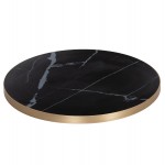 ΕΠΙΦΑΝΕΙΑ ΤΡΑΠΕΖΙΟΥ SINTERED STONE HM6653 13 ΜΕ ΠΛΑΙΣΙΟ ALU ΧΡΥΣΟ Φ70εκ c559494