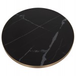 ΕΠΙΦΑΝΕΙΑ ΤΡΑΠΕΖΙΟΥ SINTERED STONE HM6653 13 ΜΕ ΠΛΑΙΣΙΟ ALU ΧΡΥΣΟ Φ70εκ c559494