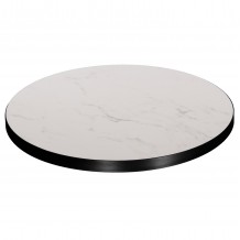 ΕΠΙΦΑΝΕΙΑ ΤΡΑΠΕΖΙΟΥ SINTERED STONE HM6653 02 ΜΕ ΠΛΑΙΣΙΟ ALU ΜΑΥΡΟ Φ70εκ c559495
