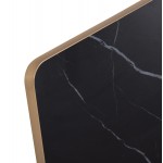 ΕΠΙΦΑΝΕΙΑ ΤΡΑΠΕΖΙΟΥ SINTERED STONE ΤΕΤΡΑΓΩΝΗ HM6654 13 ΠΛΑΙΣΙΟ ALU ΧΡΥΣΟ 70x70εκ c559496
