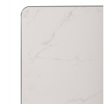 ΕΠΙΦΑΝΕΙΑ ΤΡΑΠΕΖΙΟΥ SINTERED STONE ΤΕΤΡΑΓΩΝΗ HM6654 02 ΠΛΑΙΣΙΟ ALU ΜΑΥΡΟ 70x70εκ c559497